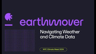 Webinar Navigating Weather and Climate Data [upl. by Nosduj]