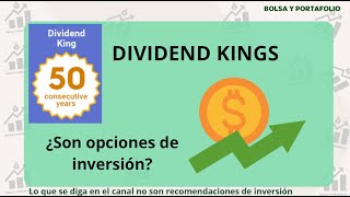 Dividend Kings dividendos dividendkings invertir bolsadevalores finanzas bolsayportafolio [upl. by Pillihp]