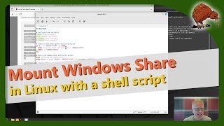 Linux Mount Windows share with script [upl. by Ellenid]