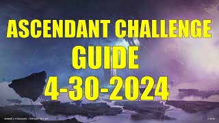 Destiny 2  Ascendant Challenge Guide and Location 4302024 [upl. by Ariahay]