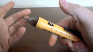 Klein NonContact Voltage Tester Review And Demonstration Electrical Tester [upl. by Zawde232]