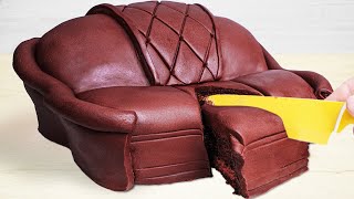 Amazing Chocolate Sofa Cake Decorating Ideas  Best For Chocolate Sofa Cake  Yummy Cake [upl. by Ahsirat]