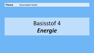 VMBO 3  Duurzaam leven  Basisstof 4 Energie  8e editie [upl. by Nerhe]