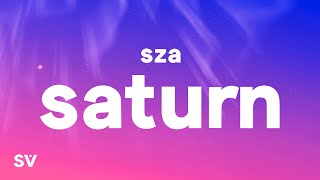 SZA  Saturn Lyrics [upl. by Esemaj54]