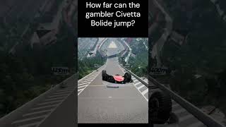 How far can a gamler 500 Civetta Bolide jump in BeamNGdrive [upl. by Eniowtna]