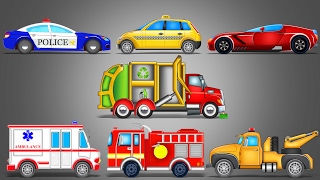 Street Vehicles  LearnIng Vehicles  Car Cartoon  Video For Kids [upl. by Ahseym]