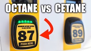 Octane vs Cetane Number  Gas vs Diesel [upl. by Oigaib]