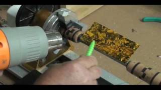 Abalone Veneer Inlays  Heat Gun Method [upl. by Einaoj]