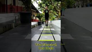 Two Forward One Back  Agility Ladder Drills shorts [upl. by Iadahs]