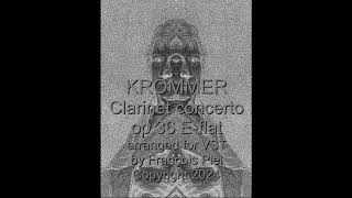 Krommer Concerto for Clarinet E flat major op 36 arranged for VST plugins [upl. by Einnaj]