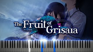 Waratte Itakute Grisaia no Kajitsu  Synthesia  Piano Tutorial [upl. by Atikihc]