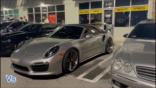 Porsche 911 Turbo S Shakedown with Bmw M240 I [upl. by Ahtanamas485]