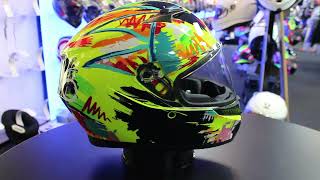 AGV K3 Rossi Winter Test 2019 Helmet [upl. by Ellenhoj]