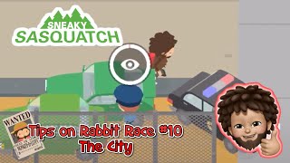 Sneaky Sasquatch  Tips on how to cheat on Rabbit Race 10 the City race [upl. by Lednor]