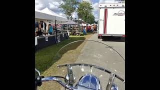 Riding my Harley into Cackleberry Campground for Biketoberfest 2021 [upl. by Ayo]