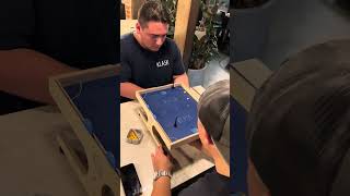 Epic magnetic battle KLASK shortsvideo shorts epic [upl. by Skinner]