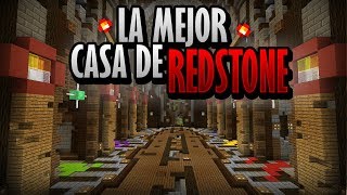 La mejor CASA DE REDSTONE con más de 100 mecanismos  DESCARGA 112 [upl. by Glory]