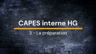 Webinaire CAPES int 3 ‐ Organisation [upl. by Notsua541]