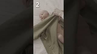 How to Swaddle Your Baby for a Cozy Sleep in 5 Steps 💫keababies shorts swaddlewrap [upl. by Horn110]