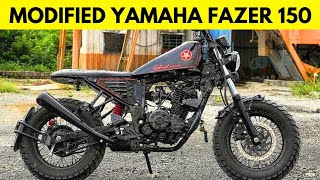 Modified Yamaha Fazer 150  Yamaha Fazer 150 modification By Gabriel Motorcycles [upl. by Kopans]