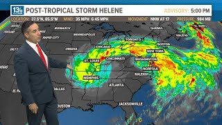 Tropics Update Helene now posttropical but still dangerous other storms brewing [upl. by Gan]