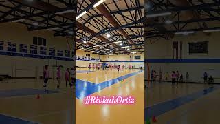 15U Girls Top Volleyball Defense Drill During Practice RivkahOrtiz dive fypシ゚viral [upl. by Gypsy]