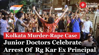 Sandip Ghosh Arrest CBI Arrest of ExRG Kar Principal Sparks Celebration Among Junior Doctors [upl. by Idnar]