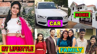 Inti Guttu Serial Fame Kalyani Lifestyle 2021  Age Cars Family House Remuneration Net Worth [upl. by Acemaj]