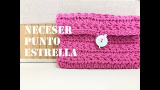 MONEDERO A CROCHET PUNTO ESTRELLA [upl. by Gingras272]