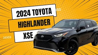 2024 Toyota Highlander XSE [upl. by Kcirted648]