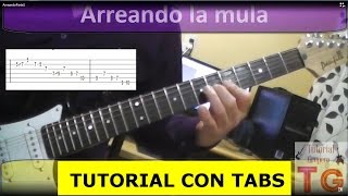 COMO TOCAR ARREANDO LA MULA TUTORIAL CON TABS [upl. by Sibyls891]