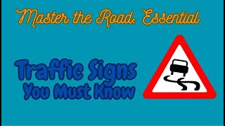 Master the Road Essential Traffic Signs You Must Know  Mandatory Traffic Signs Part 1 [upl. by Yatnahc]