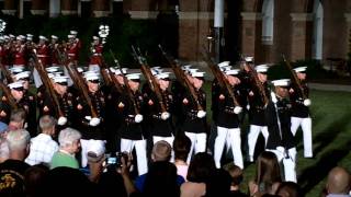 US Marines On Parade Pass in Review  13 [upl. by Napoleon628]