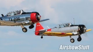 Oshkosh Texan Day  80th Anniversary of the T6  EAA AirVenture Oshkosh 2018 [upl. by Neff]