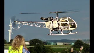 Fête Aérienne de Saint Quentin Alouette II rc [upl. by Neddra]