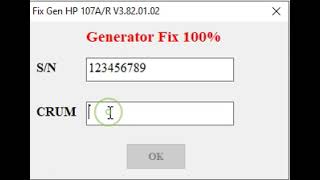 Fix FIRMWARE HP 107A Generator Unlimited Firmwares [upl. by Sidras]