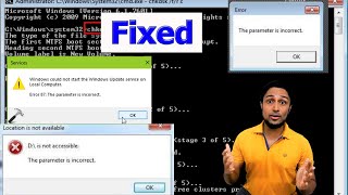 The parameter is incorrect Error  How To Fix [upl. by Myrle]