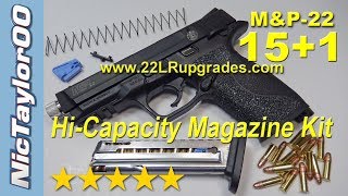 Smith amp Wesson MampP 22lr 151 15rd High Cap Magazine [upl. by Solana]