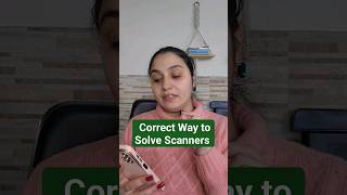 Correct way to Solve Scanners csjaspreetdhanjal scanner cacscma companysecretary [upl. by Maloney]