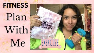 FITNESS PLAN WITH ME  HAPPY PLANNER  PWM  NOV 217 [upl. by Boak144]