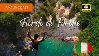 Amalfi Coast Beach Italy  Fiordo di Furore [upl. by Hgielyk545]