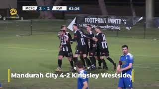 2024 State League Division One  rescheduled Mandurah 42 Kingsley Gosnells 12 Dianella [upl. by Amre969]