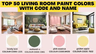 Asian Paints Colour Combination With Code 2024  Living Room Paint Color Ideas With Colour Code [upl. by Dinse660]