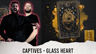 METALCORE BAND REACTS  CAPTIVES quotGLASS HEARTquot REACTION  REVIEW [upl. by Arbed662]