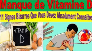 Carence en Vitamine D  11 Symptômes Surprenants Que Vous Devez Connaître [upl. by Anirtruc]