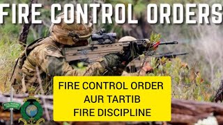 fire control orders  fire control order ki tartib aur dhyan me rakhne wali baten  fire discipline [upl. by Matty]