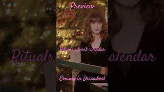 Short preview of my Rituals premium advent calendar unboxing Dutch holidays christmas [upl. by Yraek]