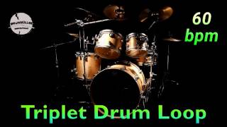 Triplet Drum Loop 60 bpm [upl. by Clary608]