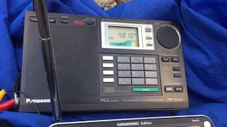 Eton Satellit vs Panasonic RFB65 Voice of Armenia 4810 kHz YerevanGavar [upl. by Velda916]