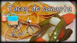 Tacos de canasta como los de bicicleta  El Mister Cocina [upl. by Stephanie]